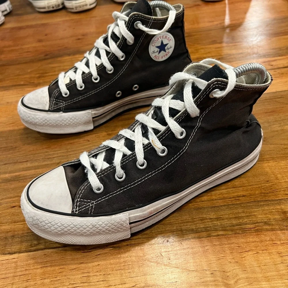 Converse Classic Black and White High-Tops